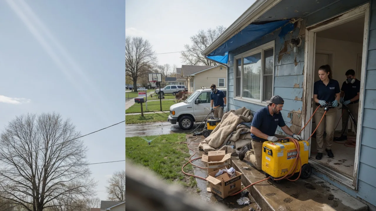 Basement Flood Cleanup in Corunna, MI near me